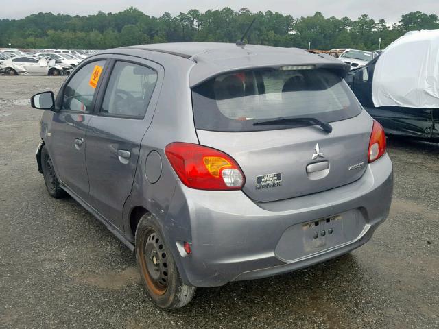 ML32A3HJ2FH041313 - 2015 MITSUBISHI MIRAGE DE GRAY photo 3