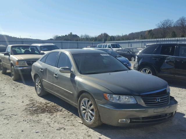 KMHFC46F38A257790 - 2008 HYUNDAI AZERA SE GRAY photo 1