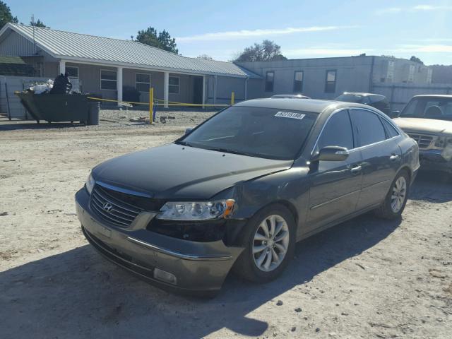 KMHFC46F38A257790 - 2008 HYUNDAI AZERA SE GRAY photo 2