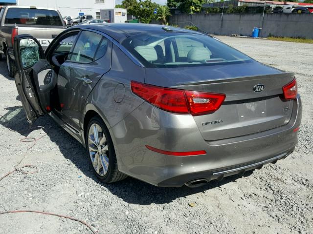 5XXGR4A63FG422575 - 2015 KIA OPTIMA SX BEIGE photo 3