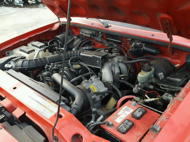 1FTYR10C9XPA31161 - 1999 FORD RANGER RED photo 7