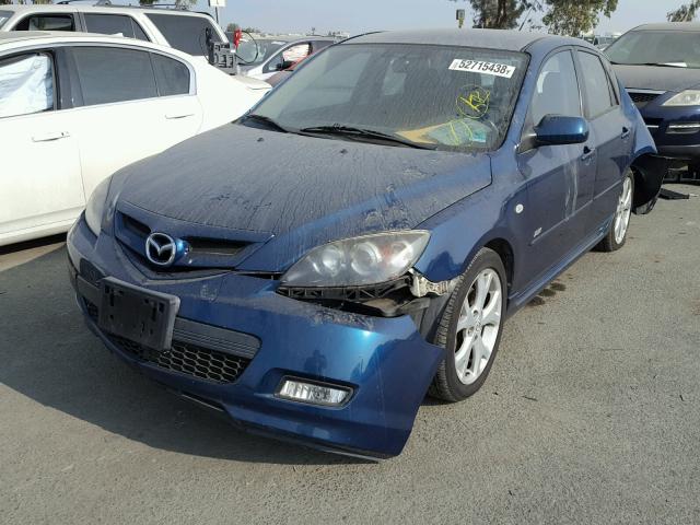 JM1BK143971747582 - 2007 MAZDA 3 HATCHBAC BLUE photo 2