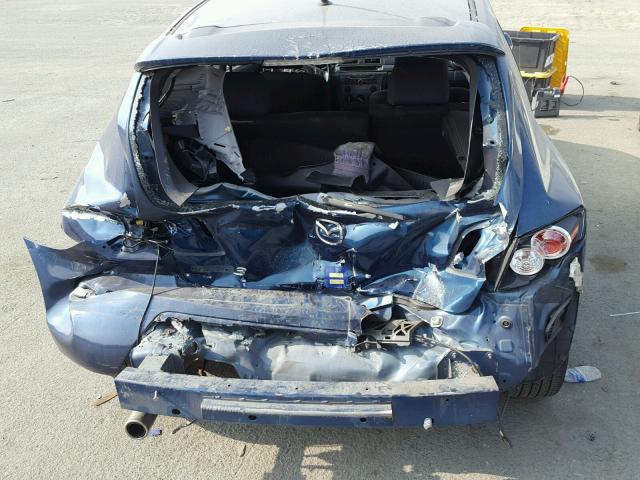 JM1BK143971747582 - 2007 MAZDA 3 HATCHBAC BLUE photo 9