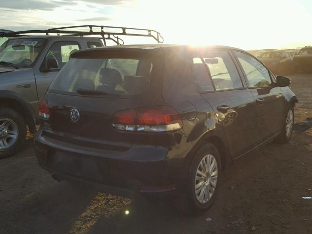 WVWDB7AJ4CW056097 - 2012 VOLKSWAGEN GOLF 黑色 照片 4