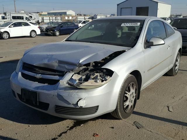 1G1AL15F477119789 - 2007 CHEVROLET COBALT LT SILVER photo 2