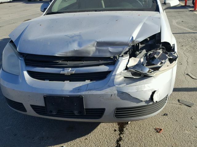 1G1AL15F477119789 - 2007 CHEVROLET COBALT LT SILVER photo 9