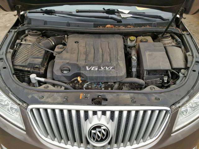 1G4GC5ED7BF364166 - 2011 BUICK LACROSSE C BROWN photo 7