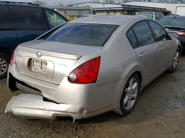 1N4BA41E34C917578 - 2004 NISSAN MAXIMA SE BROWN photo 4