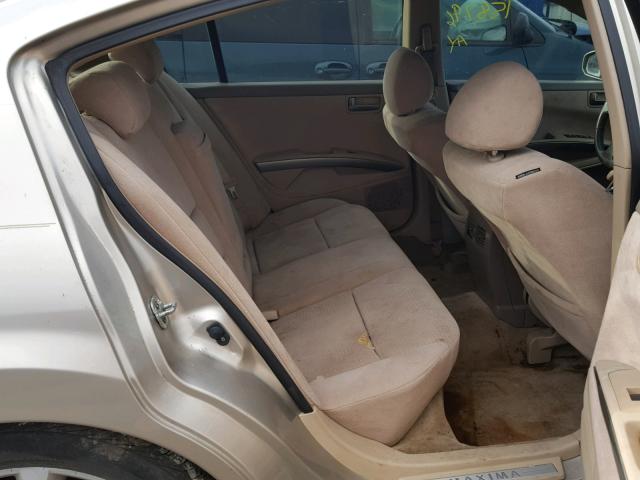 1N4BA41E34C917578 - 2004 NISSAN MAXIMA SE BROWN photo 6