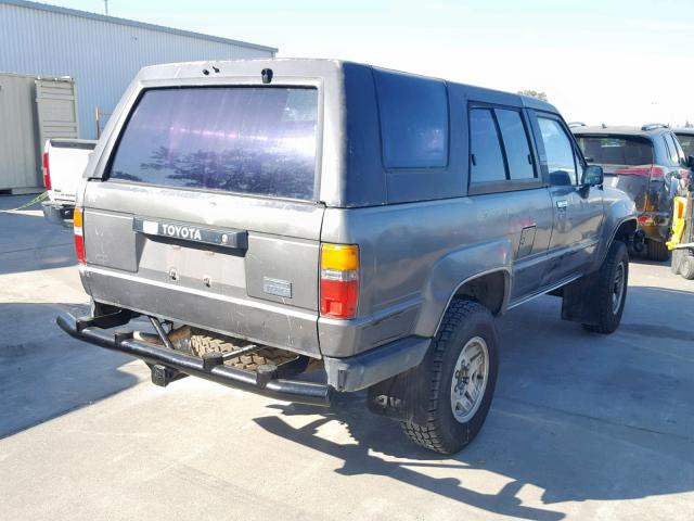 JT4RN62D9K0245054 - 1989 TOYOTA 4RUNNER RN GRAY photo 4