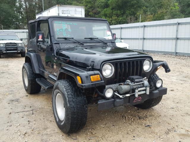 1J4FA59S61P360465 - 2001 JEEP WRANGLER / BLACK photo 1