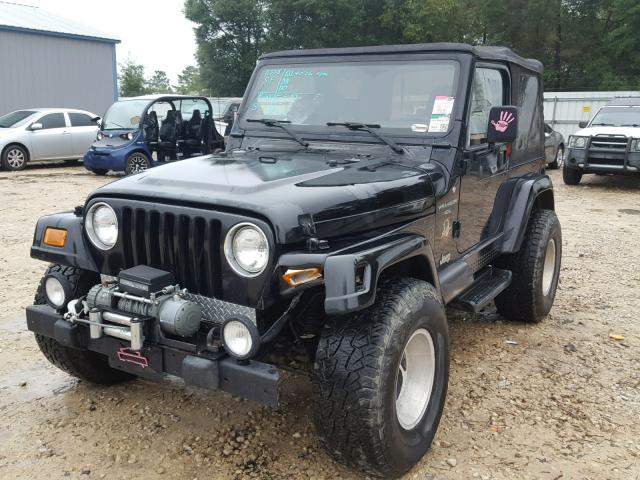 1J4FA59S61P360465 - 2001 JEEP WRANGLER / BLACK photo 2