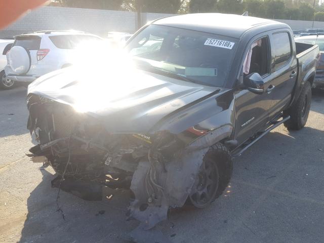 3TMCZ5AN6GM013627 - 2016 TOYOTA TACOMA DOU BLACK photo 2