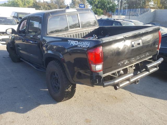 3TMCZ5AN6GM013627 - 2016 TOYOTA TACOMA DOU BLACK photo 3