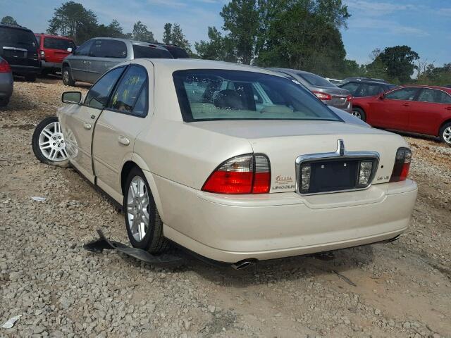 1LNHM87A73Y652359 - 2003 LINCOLN LS BEIGE photo 3