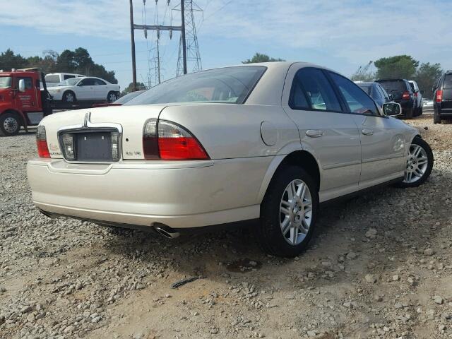 1LNHM87A73Y652359 - 2003 LINCOLN LS BEIGE photo 4
