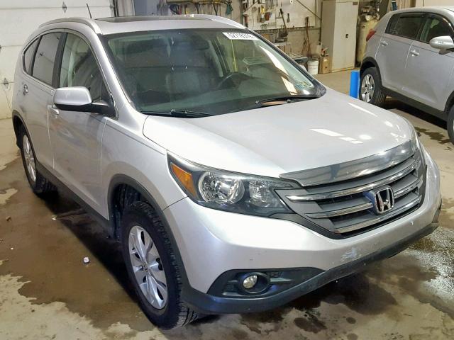 2HKRM4H73DH622993 - 2013 HONDA CR-V EXL SILVER photo 1