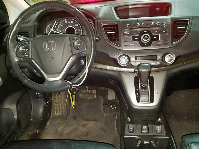 2HKRM4H73DH622993 - 2013 HONDA CR-V EXL SILVER photo 9