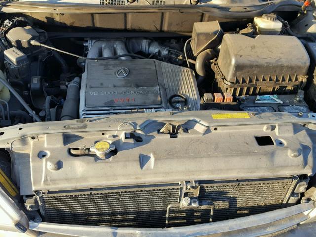 JTJHF10U730315079 - 2003 LEXUS RX 300 GRAY photo 7