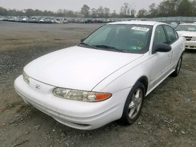 1G3NL52E24C228329 - 2004 OLDSMOBILE ALERO GL WHITE photo 2