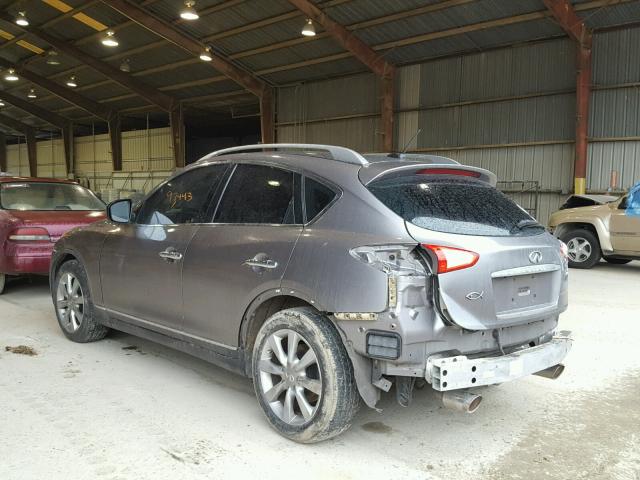 JNKAJ09E38M305513 - 2008 INFINITI EX35 BASE GRAY photo 3