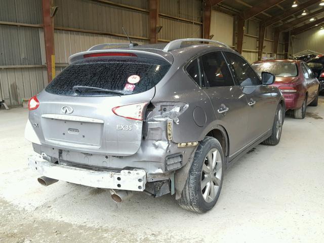 JNKAJ09E38M305513 - 2008 INFINITI EX35 BASE GRAY photo 4