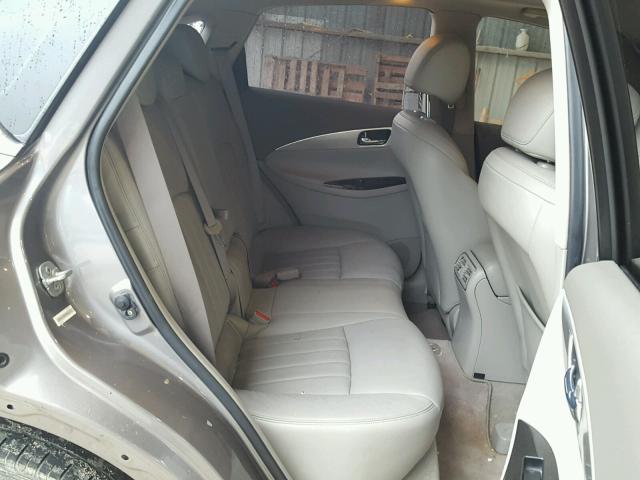 JNKAJ09E38M305513 - 2008 INFINITI EX35 BASE GRAY photo 6