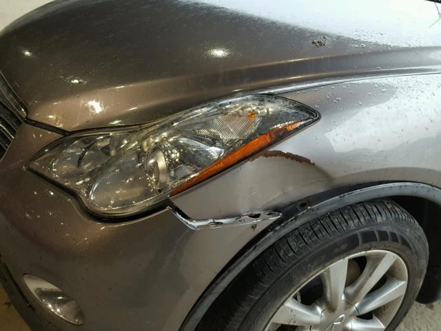 JNKAJ09E38M305513 - 2008 INFINITI EX35 BASE GRAY photo 9