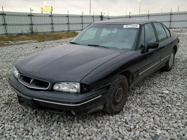 1G2HX52K2VH261931 - 1997 PONTIAC BONNEVILLE BLACK photo 2