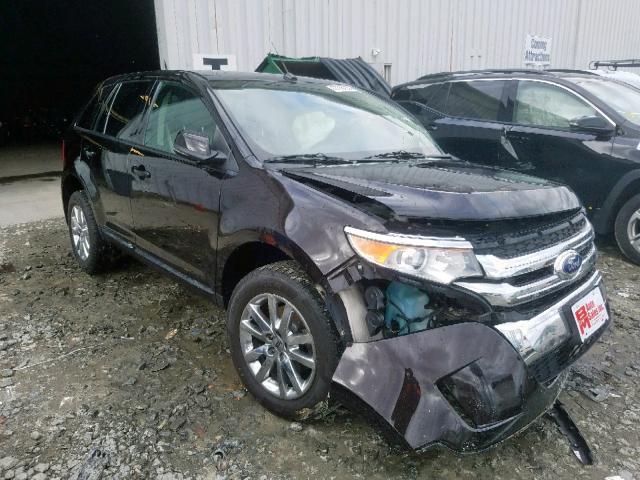 2FMDK4JC7DBC68569 - 2013 FORD EDGE SEL BLACK photo 1