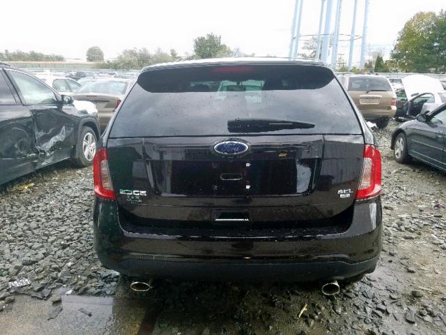 2FMDK4JC7DBC68569 - 2013 FORD EDGE SEL BLACK photo 10