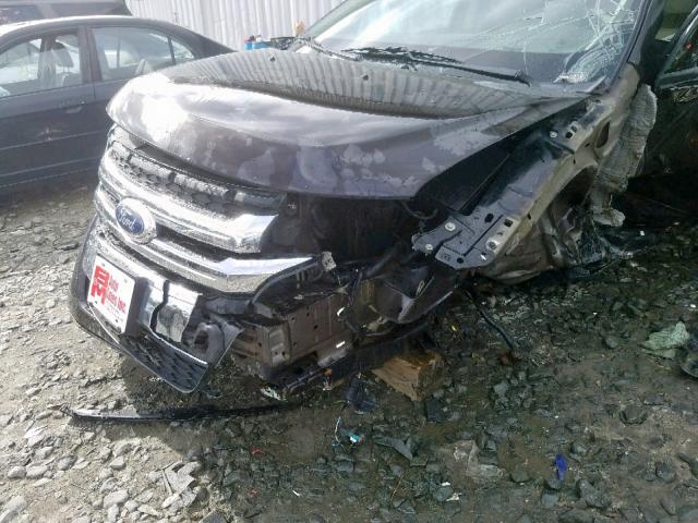 2FMDK4JC7DBC68569 - 2013 FORD EDGE SEL BLACK photo 9