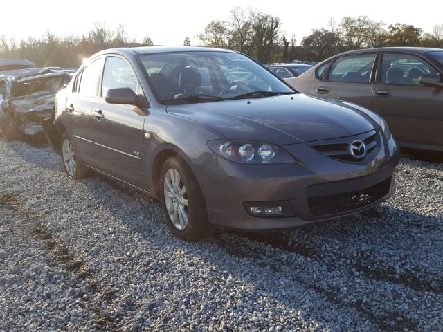 JM1BK123371644239 - 2007 MAZDA 3 S GRAY photo 1