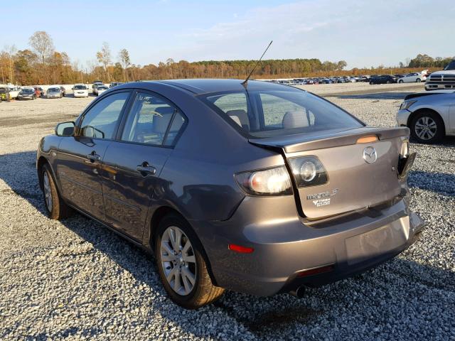 JM1BK123371644239 - 2007 MAZDA 3 S GRAY photo 3