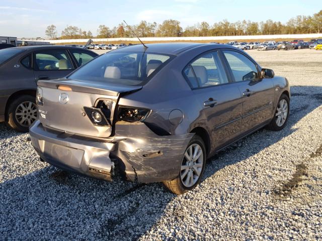 JM1BK123371644239 - 2007 MAZDA 3 S GRAY photo 4