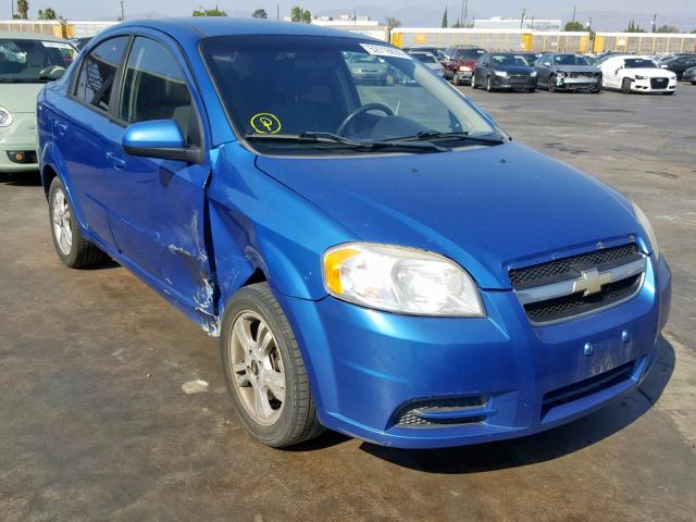 KL1TD5DEXAB113164 - 2010 CHEVROLET AVEO LS BLUE photo 1