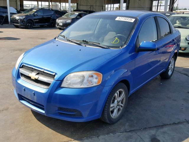 KL1TD5DEXAB113164 - 2010 CHEVROLET AVEO LS BLUE photo 2