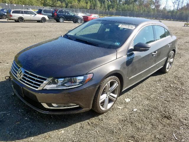 WVWBP7ANXDE509156 - 2013 VOLKSWAGEN CC SPORT BROWN photo 2