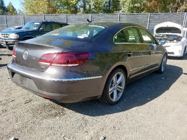 WVWBP7ANXDE509156 - 2013 VOLKSWAGEN CC SPORT BROWN photo 4