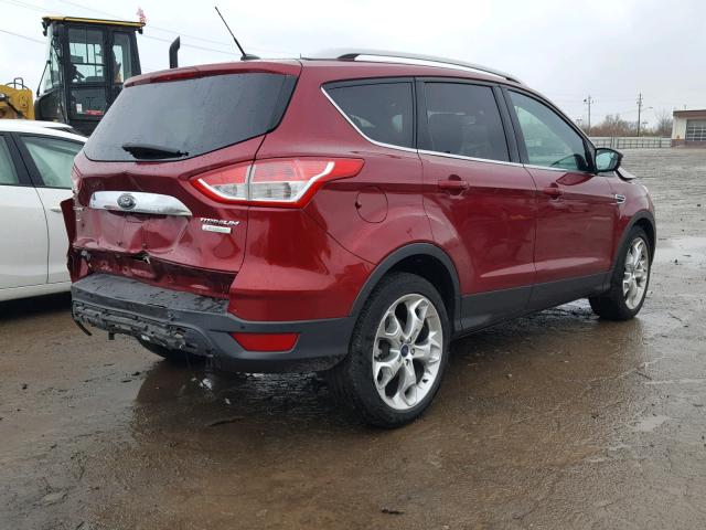 1FMCU0J91EUC19107 - 2014 FORD ESCAPE TIT RED photo 4