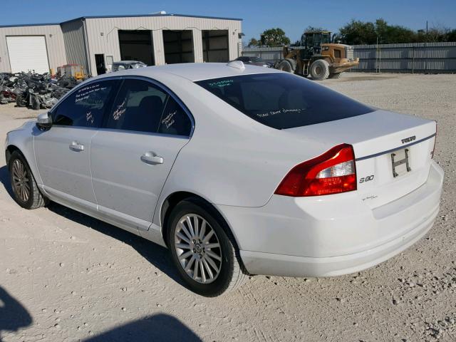 YV1AS982581080453 - 2008 VOLVO S80 3.2 WHITE photo 3