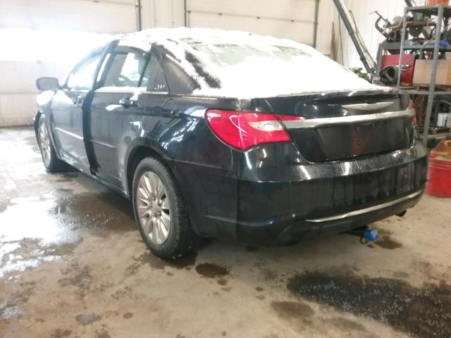 1C3BC4FB6BN558476 - 2011 CHRYSLER 200 LX BLACK photo 3