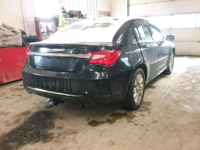 1C3BC4FB6BN558476 - 2011 CHRYSLER 200 LX BLACK photo 4