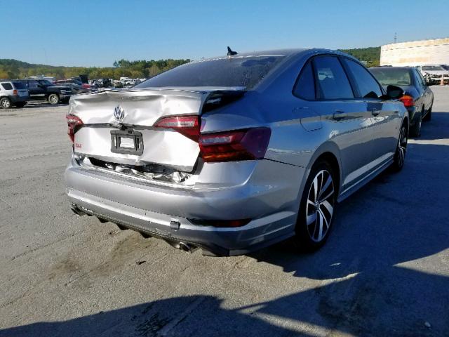 3VW5T7BU5KM166470 - 2019 VOLKSWAGEN JETTA GLI SILVER photo 4