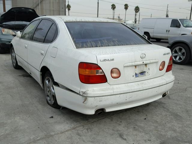 JT8BD68S2Y0090638 - 2000 LEXUS GS 300 WHITE photo 3