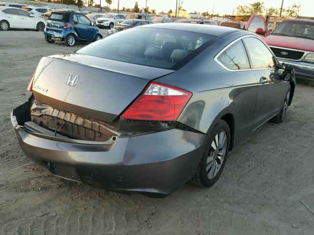 1HGCS12388A028995 - 2008 HONDA ACCORD LX- GRAY photo 4