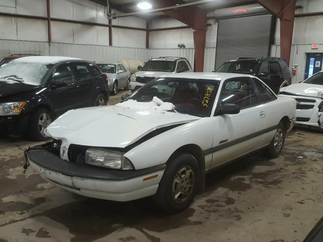 1G3NL1432PM046424 - 1993 OLDSMOBILE ACHIEVA S WHITE photo 2