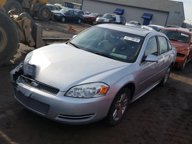 2G1WB5E37E1120855 - 2014 CHEVROLET IMPALA LIM SILVER photo 2