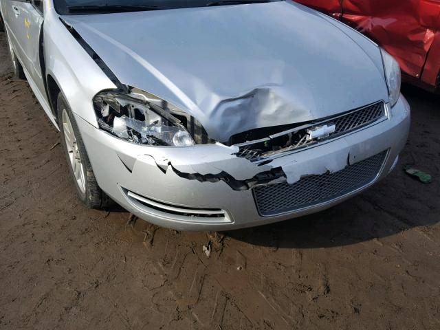 2G1WB5E37E1120855 - 2014 CHEVROLET IMPALA LIM SILVER photo 9