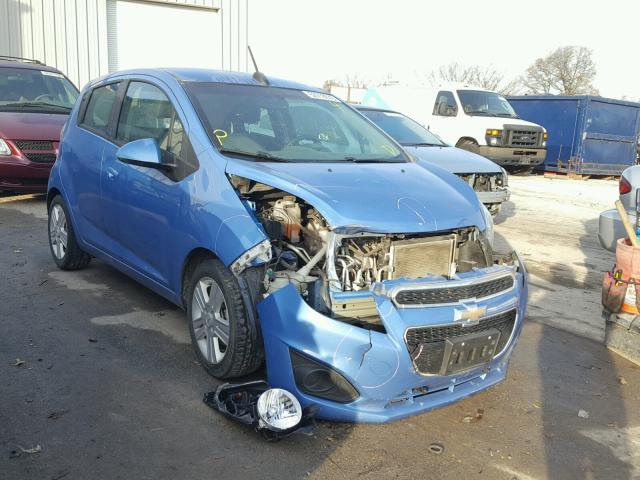 KL8CB6S95FC740844 - 2015 CHEVROLET SPARK LS BLUE photo 1